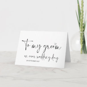 Carte À ma chambre de la mariée Se marier notre Mariage