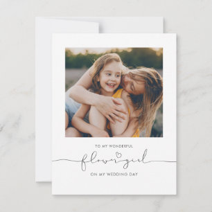 Carte À Ma Fille Fleur Le Jour De Mariage Mignonne