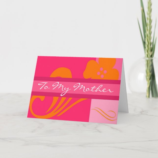 Carte À ma mère (Devant)