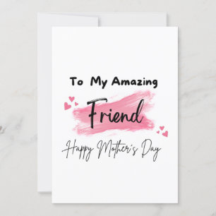 Carte À mon ami Extraordinaire Bonne fête des mères