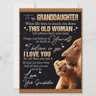 Carte À Mon Don Grandgirl De Grand-Mère, Les Amateurs De