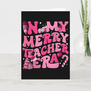 Carte À mon époque de professeur joyeux Rétro Professeur