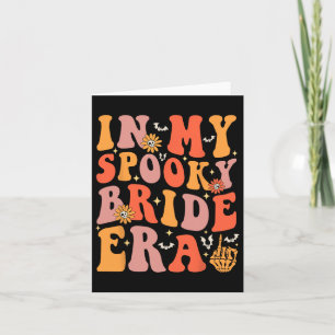Carte À mon ère Éffrayante de mariée Super Halloween Mar