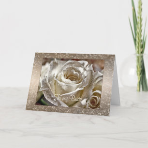 Carte À mon jour du mariage de jeune mariée ou de mari