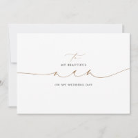 À Mon Nan Le Jour De Mariage Élégant