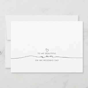 Carte À My Beautiful Nan le jour de mon mariage