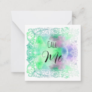 *~* Carte à note plate AP63 de la relation CALLME