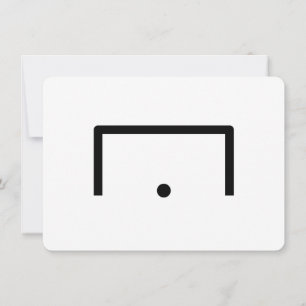 Carte à note plate Objectif