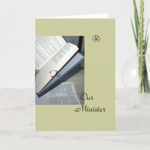 Carte À notre ministre