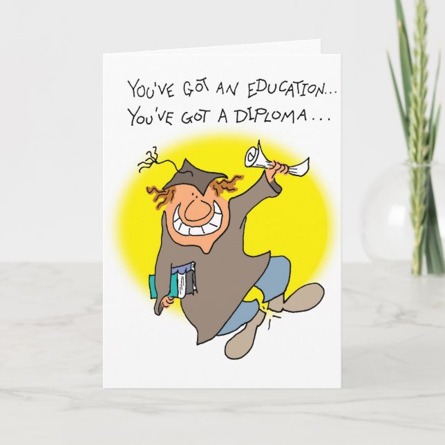 Carte A obtenu un diplôme (Devant)