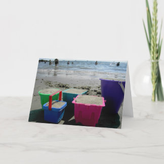 CARTE A PAIL DE SABLE