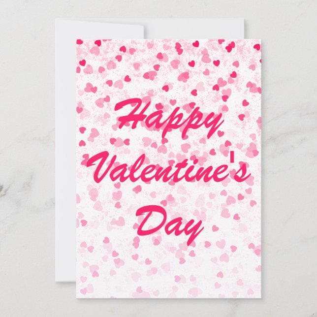 Carte à plat de Saint-Valentin (Devant)