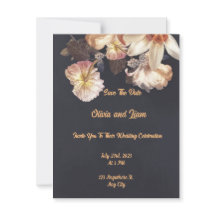 Carte à plat Mariage Elegance intemporelle