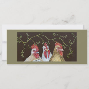 Carte à plat Vine de poulet