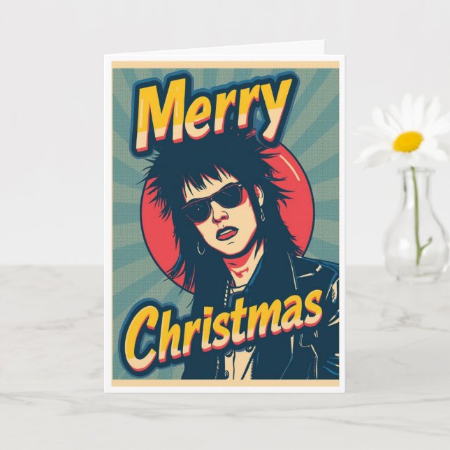 Carte A punk christmas card (Petite plante)