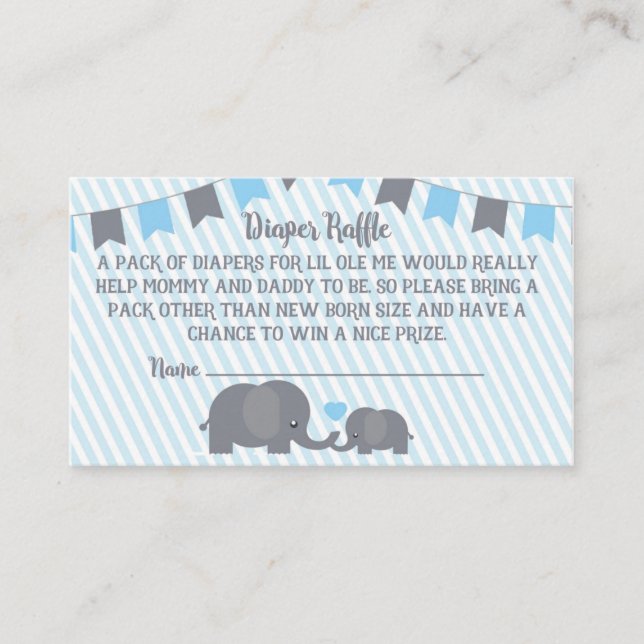 Carte à rabat Little Peanut Diaper (Devant)