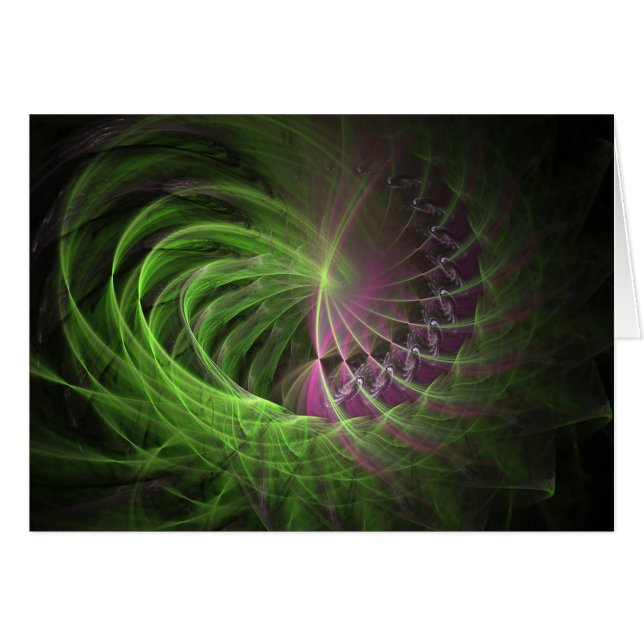 Carte à roulette fractale (Devant horizontal)