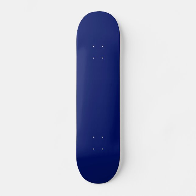 Carte à roulettes Solid Navy Blue Skateboard (Recto)