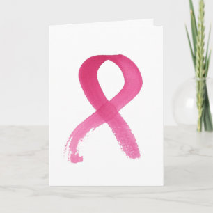 Carte à ruban pour le cancer du sein