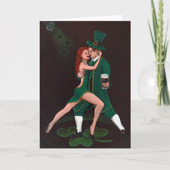 Carte "A Shamrockin' Tango" (Devant)