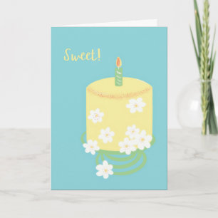 CARTE A SWEET BIRTHDAY