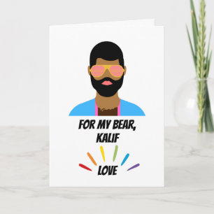 Carte à thème Gay pour vous et votre ours Hugs