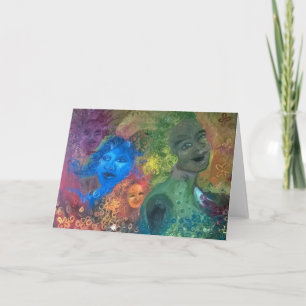 Carte A Thousand Sisters Laughing Notecard