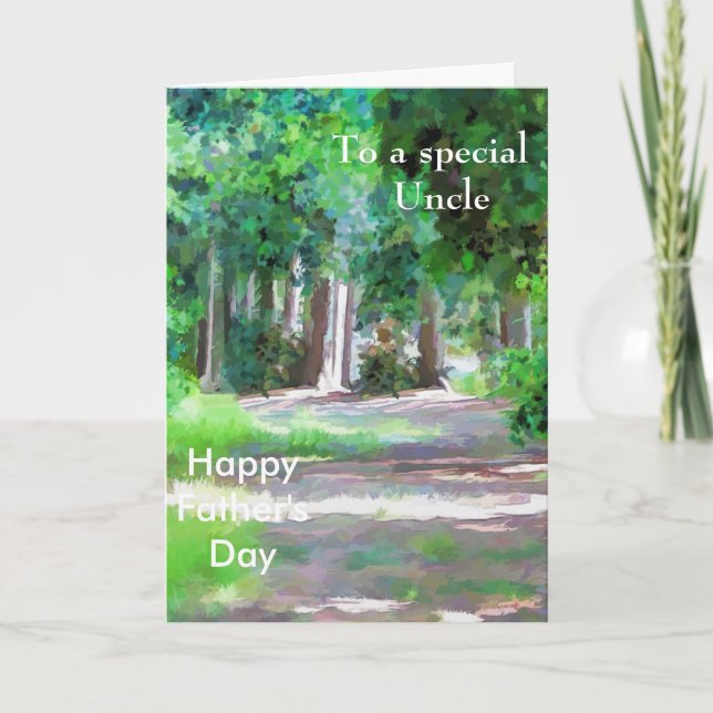 Carte À un oncle spécial (Devant)