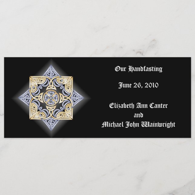 Carte à usage multiple à noeud celtique (Devant)