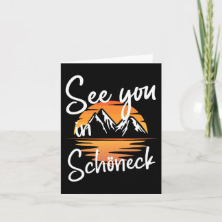 Carte A Voir À Schöneck Allemagne Vacances Ski