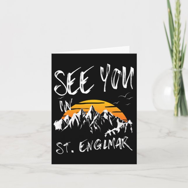 Carte A Voir À St. Englmar Allemagne Vacances Ski 1 (Devant)