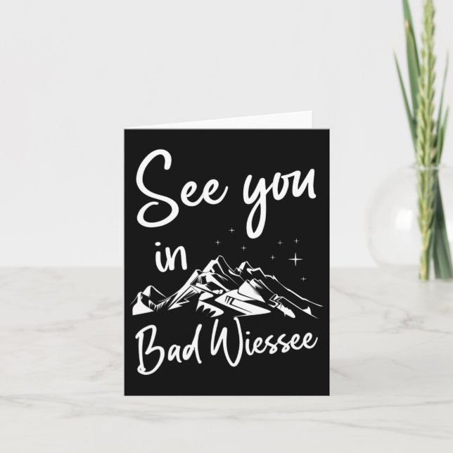 Carte A Voir En Mauvais Wiessee Allemagne Vacances Ski (Devant)