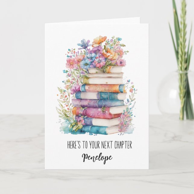 Carte À votre prochain chapitre (Devant)