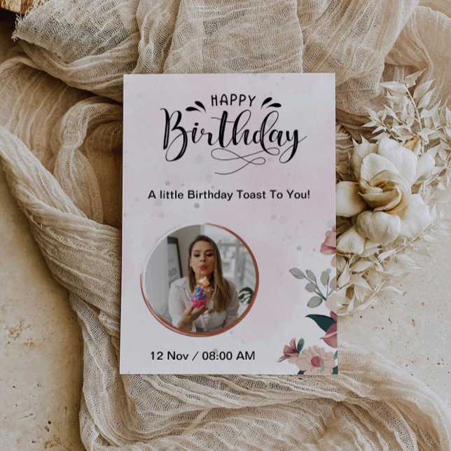 Carte À votre santé pour votre journée spéciale (Cheers to You on Your Special Day Card)