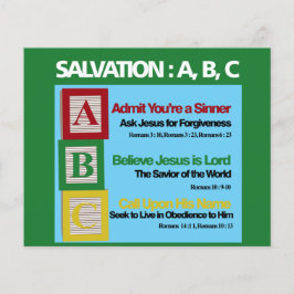 Carte ABC du salut