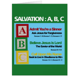 Carte ABC du salut