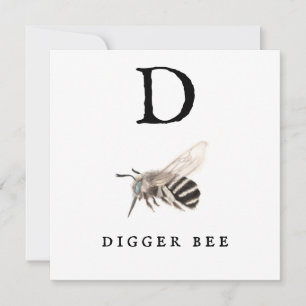 Carte Abeille à Digger "D"
