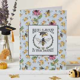 Carte Abeille dans votre voyage Queen Bee Graduation