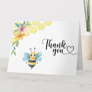 Carte Abeille merci d'être ici 