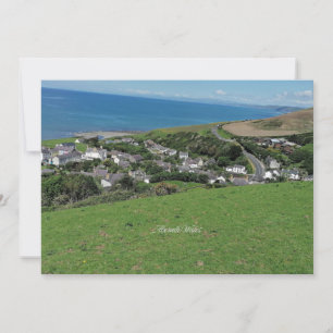Carte Aberath, village du Pays de Galles,