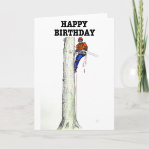 Carte Aboriste Arbre chirurgien Anniversaire cadeau prés