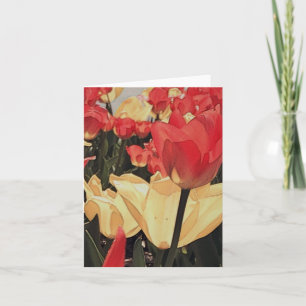 Carte Abstract Tulips