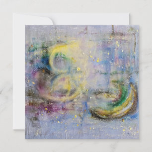 Carte abstraction citronnée
