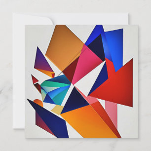 Carte Abstraction géométrique