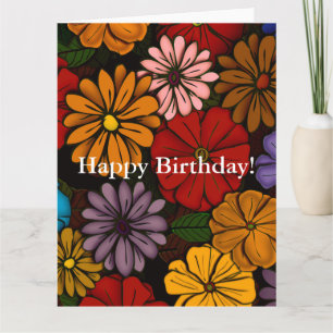 Carte Abstrait #421 Joyeux anniversaire !