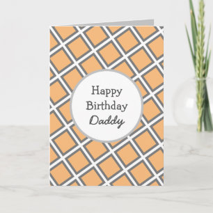 Carte Abstrait moderne Personnalisé Joyeux Anniversaire 