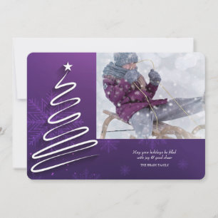 Carte Abstraite de vacances photo Arbre