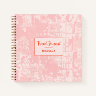 Carte Abstraite moderne Motif Travel Journal