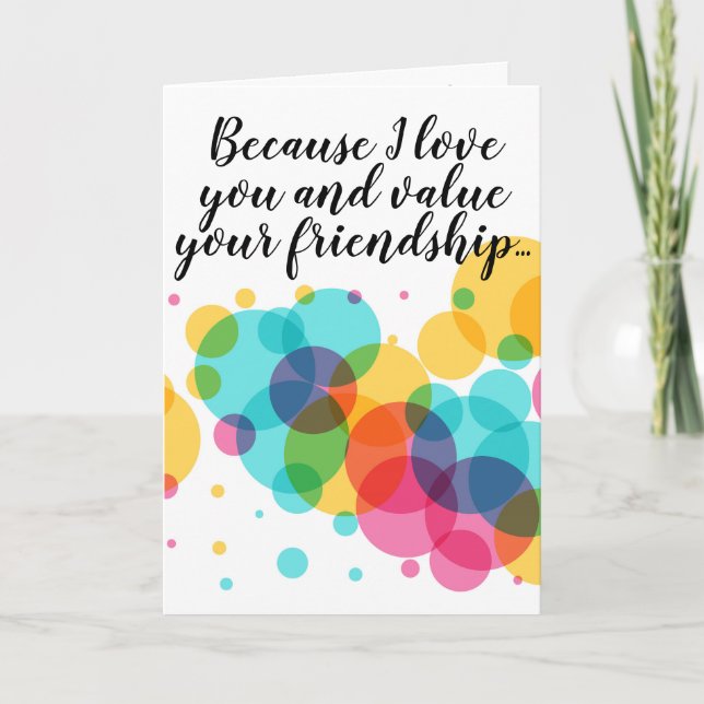 Carte Acceptons de ne pas parler de... (Devant)