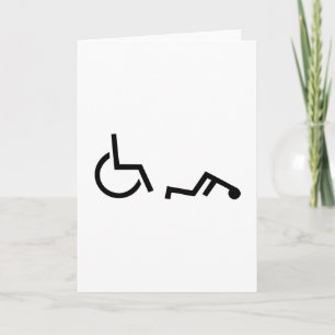 Carte Accident en fauteuil roulant